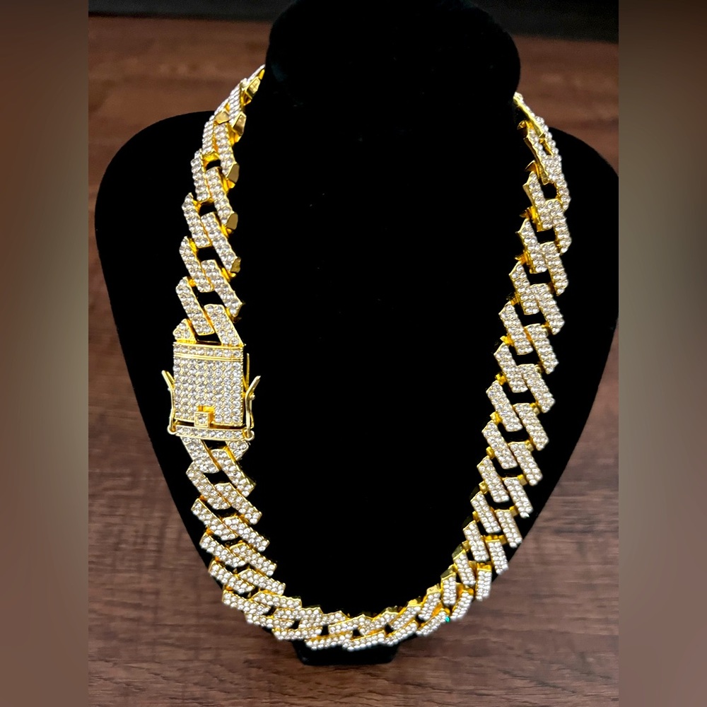 Cuban 18k gold plated